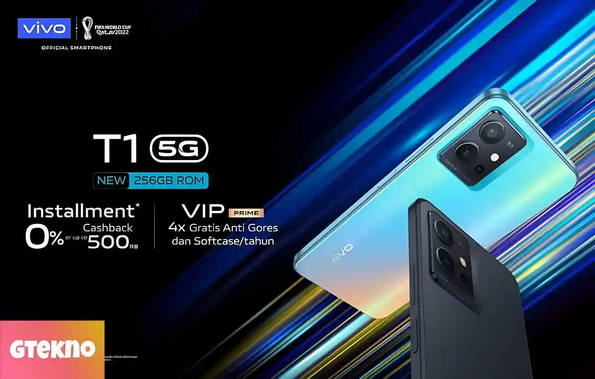 Eksklusif! Vivo T1 5G dengan Harga Terjangkau, Performa Gaming Maksimal dengan Dimensity 810 5G