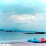 Keindahan Pantai Tiska Srengsem Panjang di Bandar Lampung