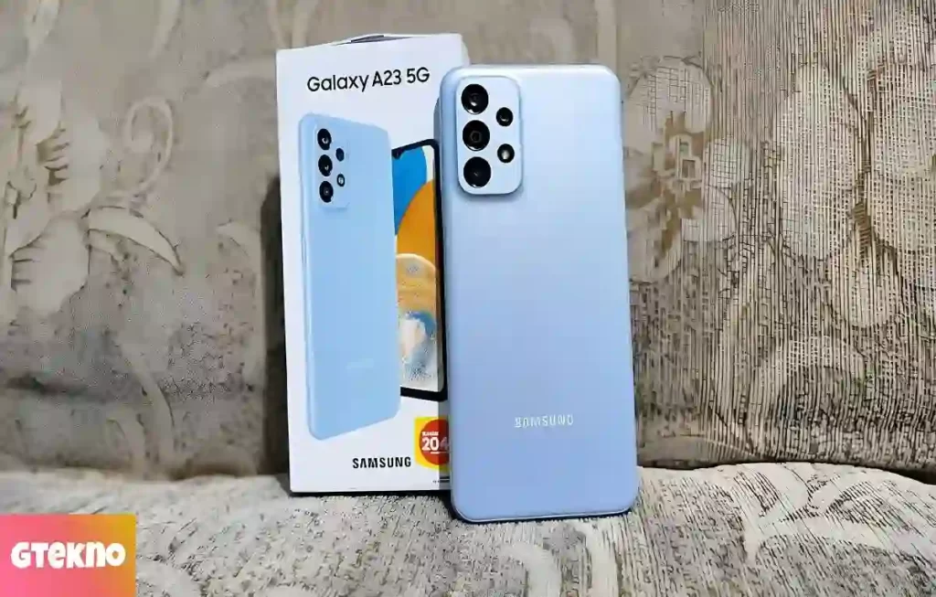 Samsung Galaxy A23 5G Silver dengan Prosesor Snapdragon 695 5G dan RAM 6GB, Dapatkan Diskon Rp685 Ribu!