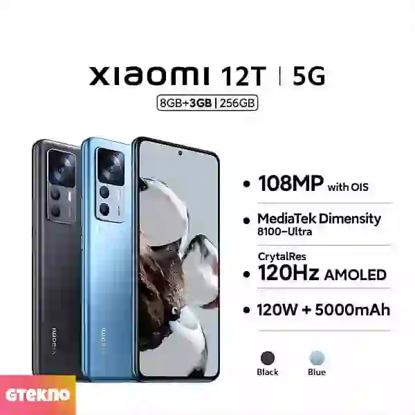 Xiaomi 12T 5G adalah ponsel yang dibekali dengan spesifikasi gahar