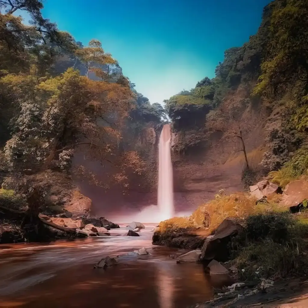 Spot Wisata di Air Terjun Coban Baung