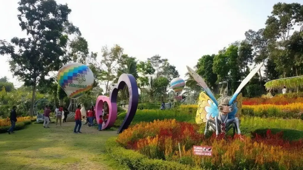 Spot Wisata di Alamanda Jogja Flowers Garden