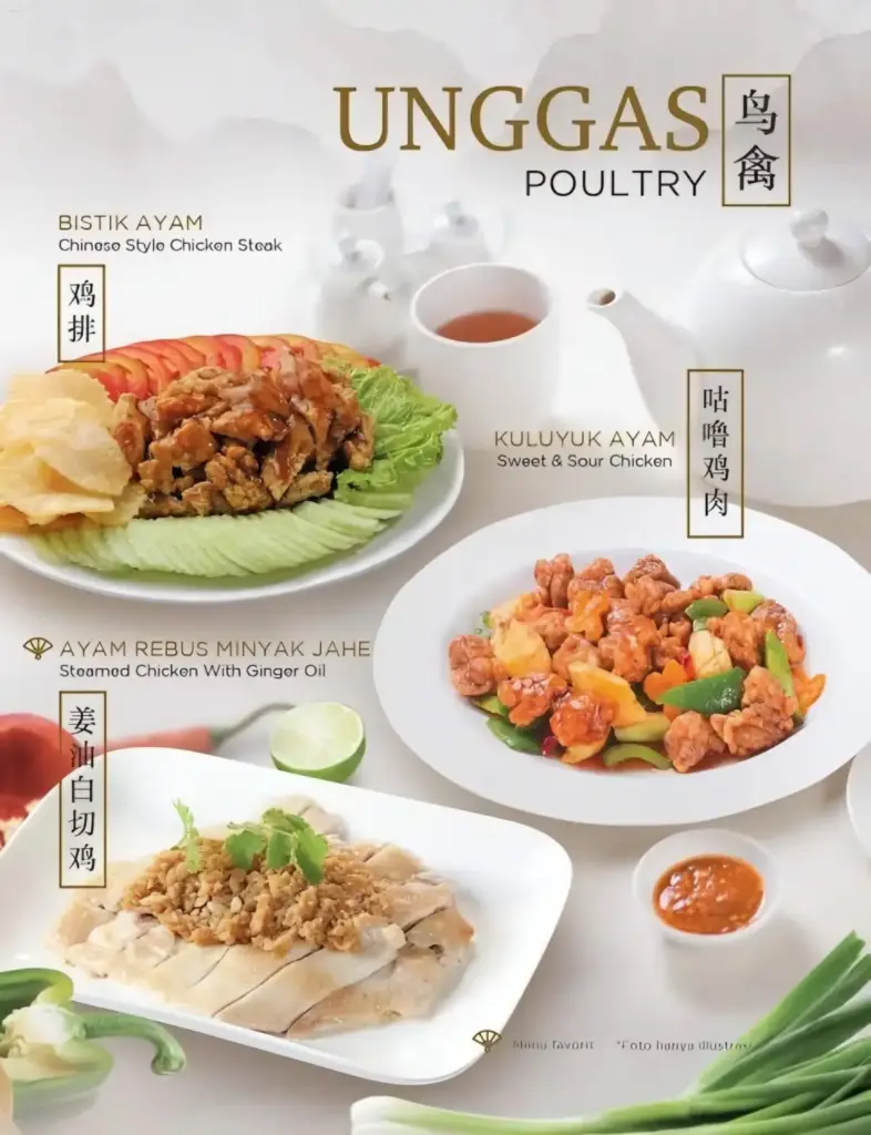 Harga Menu Makanan Angke Restaurant