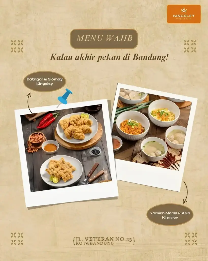 Batagor Kingsley Bandung 2 Harga Menu Makanan Batagor Kingsley